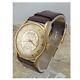 14k Gold Lanco Microtecnnic 17 Jewel Cal. 1302 Criss-crss Dial Wrist Watch 1964