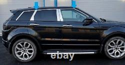 14pc Chrome WINDOW pillar TRIM KIT for Range Rover Evoque 5dr stainless body
