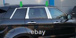 14pc Chrome WINDOW pillar TRIM KIT for Range Rover Evoque 5dr stainless body