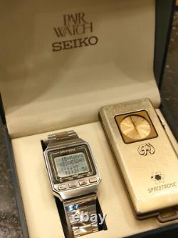 1984 RARE SEIKO SPACETRONIC Gold W030-0010 DIGITAL ISLAMIC WATCH