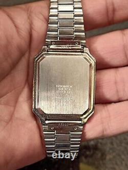1984 RARE SEIKO SPACETRONIC Gold W030-0010 DIGITAL ISLAMIC WATCH