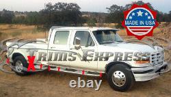 1987-1996 Ford F-250 Pickup Crew Cab Duelie Dually Bed Rocker Panel Trim-3 12Pc