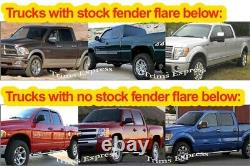 1995-1999 Chevy Tahoe 2Dr No Flare Rocker Panel Trim Stainless FL 8Pc 6 1/4