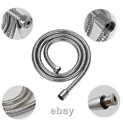 1.5 Meter STAINLESS STEEL CHROME FLEXIBLE BATHROOM SHOWER HEAD HOSE PIPE UKED