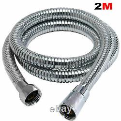 1.5 Meter Stainless Steel Flexible Bath Shower Head Hose Pipe Washers S247