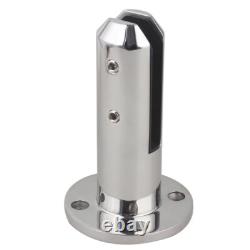 1-5pcs 304 Stainless Steel Standing Glass Clamp for Pool Spigots Stairs Balcony