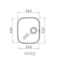 1 Bowl Ava Stainless Steel Kitchen Sink & Hector Kitchen Mixer BUN/TMT029/87041
