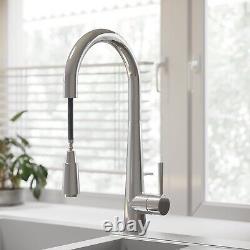 1 Bowl Isabella Reversible Stainless Steel Kitchen Sink and Pull Out Mixer Tap
