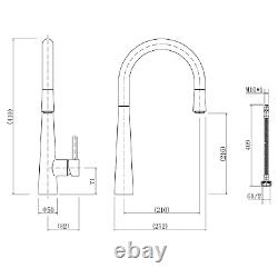 1 Bowl Isabella Reversible Stainless Steel Kitchen Sink and Pull Out Mixer Tap
