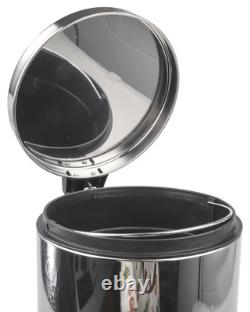 1 pcs RS PRO 12L Chrome Pedal Stainless Steel Waste Bin