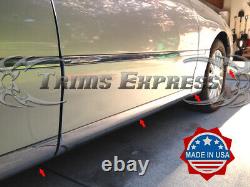 2003-2011 Lincoln Town Car Lower Rocker Panel Body Side Trim Molding Accent-12Pc