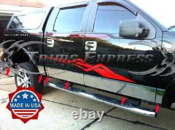 2004-2008 Ford F-150 Crew Cab 5.5' Short Bed withF Rocker Panel Trim 12Pc 7