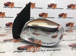 2005 Nissan Navara Passenger side electric door mirror in chrome 2005-2015