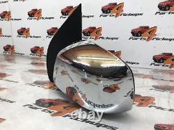 2005 Nissan Navara Passenger side electric door mirror in chrome 2005-2015