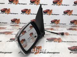 2005 Nissan Navara Passenger side electric door mirror in chrome 2005-2015