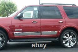 2008-2012 Ford Escape 4Pc Chrome Rocker Panel Trim Body Side Molding 6