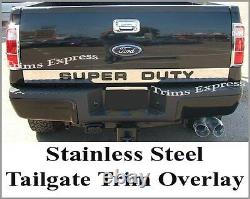 2008-2016 Super Duty/F-250 Tailgate Trim Molding Outline SUPERDUTY Stainless