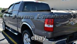 2009-2014 Ford F-150 Crew Cab Chrome Rocker Panel Trim 12Pc 7 Stainless Steel