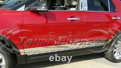 2011-2019 Ford Explorer Rocker Panel Trim Body Side Molding Door Cover 4 6Pc