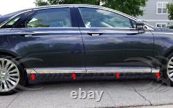 2013-2020 Lincoln MKZ Flat Chrome Body Side Molding Trim 2 1/2 Stainless Steel