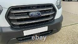 2019-2021 Ford Transit MK8 Chrome Front Grille & Front Grille Frame 8pcs S. Steel