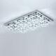 20-100cm Crystal Led Ceiling Lights Stainless Steel Chandelier Lighting Fixture