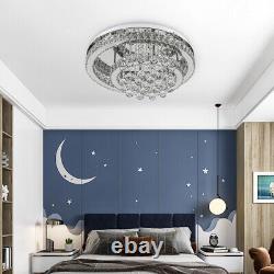 20-100cm Crystal LED Ceiling Lights Stainless steel Chandelier Lighting Fixture