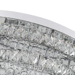 20-100cm Crystal LED Ceiling Lights Stainless steel Chandelier Lighting Fixture