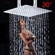 20inch Large Stainless Steel Square Rainfall Shower Head Ceiling Mounted