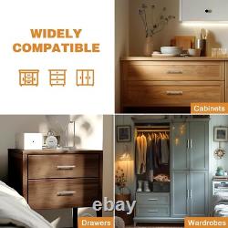 25 Pieces Chrome Cabinet Pulls Stylish T-Bar Handles for Kitchens & Baths