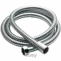 2 Meter Stainless Steel Flexible Bath Shower Head Hose Pipe Washers S247