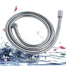 2 Meter Stainless Steel Flexible Bath Shower Head Hose Pipe Washers S247
