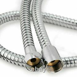 2 Meter Stainless Steel Flexible Bath Shower Head Hose Pipe Washers S247