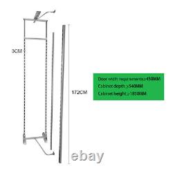 2 Sides 6 Tiers Basket 450mm Kitchen Cabinet Larder Pull Out Soft Close Unit