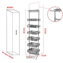 300/400mm Tall Larder Unit Pull Out Basket Kitchen Cabinet Cupboard Soft Close