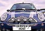 4 Bmw Mini Spot Lights Lamps Wipac Full Kit Stainless Steel S6066 Like Chrome