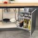 4pcs/set Pull Out Baskets Kitchen Cabinet Drawer Chrome Runners Larder Cupboards