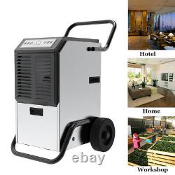 50L Portable Commercial Grade Dehumidifier Industrial Dehumidifier with Wheels