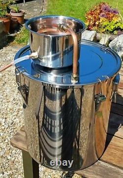 5 Gallon, Distilling, Moonshine, Homebrew, high quality stainless steel still