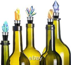60-Piece Premium Stainless Steel Wine Bottle Stopper Set Elegant Chrome Finish