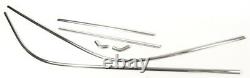 67-69 F-Body Chrome Stainless Roof Drip Rail Trim Molding Set 6pc Golden Star