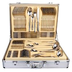 72Pcs Stainless Steel Silver Supreme Quality Cutlery Canteen set 18/10 Christmas
