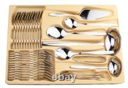 72Pcs Stainless Steel Silver Supreme Quality Cutlery Canteen set 18/10 Christmas