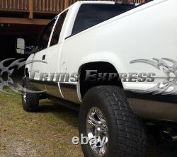 96-98 Chevy/GMC C/K Pickup 3Dr Extended Cab Short Bed Rocker Panel Trim 6.25N/F