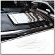 9pcs Chrome Silver Stainless Steel Hood Cover Trim For Hummre H3 2005-2009