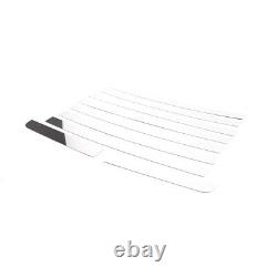 9PCS Chrome Silver Stainless Steel Hood Cover Trim For Hummre H3 2005-2009