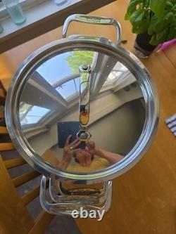 ALL-CLAD 10Double Steamer Pot with 2 Baskets USA Used Once EUC