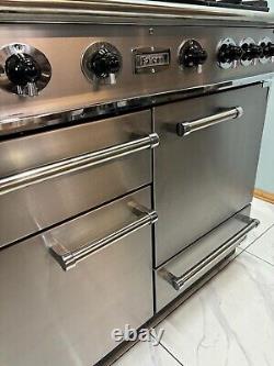 ALL GAS FALCON 110CM RANGE COOKER IN STAINLESS STEEL AND CHROME. Ref-ED141
