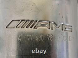 AMG Mercedes A35 Stainless Steel Tailpipes Chrome Tips A177 490 78 00 002 13/19
