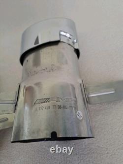 AMG Mercedes A35 Stainless Steel Tailpipes Chrome Tips A177 490 78 00 002 13/19